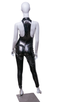 DESAPEGO JULIA FARIA YSL JUMPSUIT SEQUIN BLACK