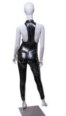 DESAPEGO JULIA FARIA YSL JUMPSUIT SEQUIN BLACK