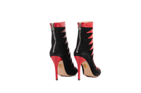 DESAPEGO THASSIA NAVES CHARLOTTE OLYMPIA ANKLE BOOT BLACK AND RED
