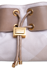 BURBERRY MASON WARRIOR HOBO CANVAS PRORSUM BEIGE