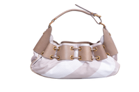 BURBERRY MASON WARRIOR HOBO CANVAS PRORSUM BEIGE