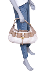 BURBERRY MASON WARRIOR HOBO CANVAS PRORSUM BEIGE