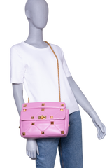 VALENTINO ROMAN STUD LARGE LIGHT PURPLE