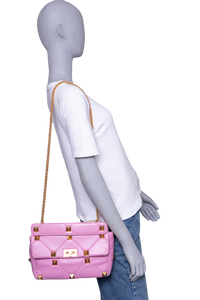 VALENTINO ROMAN STUD LARGE LIGHT PURPLE