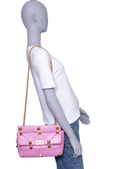 VALENTINO ROMAN STUD LARGE LIGHT PURPLE