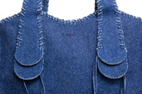 CHLOÉ MONTY MEDIUM TOTE BAG DENIM
