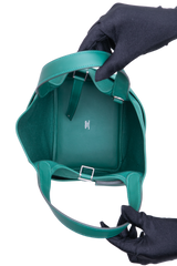 HERMÈS PICOTIN 18 CARGO TOILE GOELAND & SWIFT VERT VERTIGO