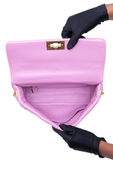 VALENTINO ROMAN STUD LARGE LIGHT PURPLE