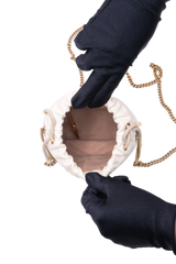GUCCI BUCKET MINI GG MARMONT OFF WHITE