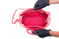 PRADA GALLERIA MEDIUM DOUBLE ZÍPER SAFFIANO PINK