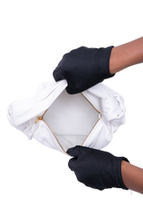 BOTTEGA VENETA DOUBLE KNOT MINI WHITE