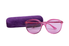 GUCCI ROUND ACETATO PINK