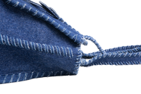 CHLOÉ MONTY MEDIUM TOTE BAG DENIM