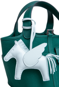 HERMÈS RODEO PEGASE MM CHARM VERT PEPPERMINT