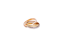 CARTIER RING TRINITY CLASSIC AU WHITE/ROSE/YELLOW