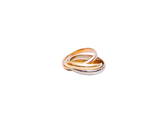 CARTIER RING TRINITY CLASSIC AU WHITE/ROSE/YELLOW