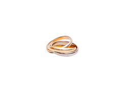 CARTIER RING TRINITY CLASSIC AU WHITE/ROSE/YELLOW