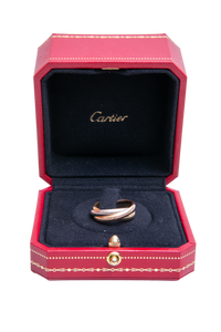 CARTIER RING TRINITY CLASSIC AU WHITE/ROSE/YELLOW