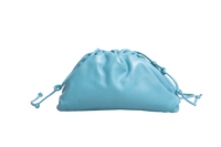 BOTTEGA VENETA MINI POUCH CALFSKIN TURQUOISE