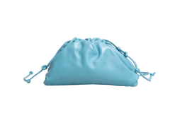 BOTTEGA VENETA MINI POUCH CALFSKIN TURQUOISE