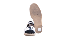 CHANEL INTERLOCKING CROCHET B&W ESPADRILLE - 36 BR