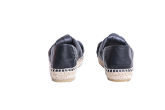 MIU MIU ESPADRILLE NAPPA KNOT BLACK - 38 BR