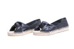 MIU MIU ESPADRILLE NAPPA KNOT BLACK - 38 BR