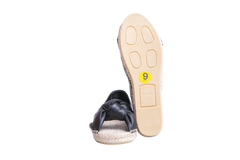 MIU MIU ESPADRILLE NAPPA KNOT BLACK - 38 BR
