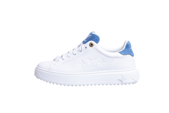 LOUIS VUITTON SNEAKER TIME OUT MONOGRAM WHITE/DENIM - 38 BR
