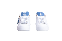 LOUIS VUITTON SNEAKER TIME OUT MONOGRAM WHITE/DENIM - 38 BR