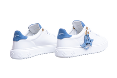 LOUIS VUITTON SNEAKER TIME OUT MONOGRAM WHITE/DENIM - 38 BR