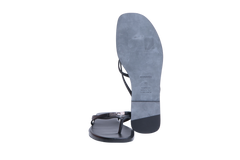 HERMÈS SANDAL MISS CALFSKIN BLACK - 38 BR