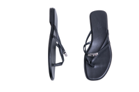 HERMÈS SANDAL MISS CALFSKIN BLACK - 38 BR