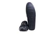 LOUIS VUITTON MOCASSIN MONTE CARO LEATHER BLACK - 39 BR