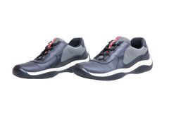 PRADA SNEAKER AMERICA S CUP BLACK/GREY - 38 BR