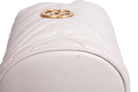 GUCCI BUCKET MINI GG MARMONT OFF WHITE