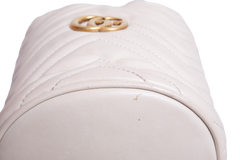 GUCCI BUCKET MINI GG MARMONT OFF WHITE