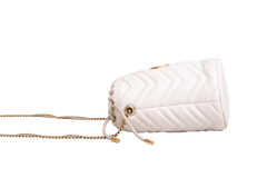 GUCCI BUCKET MINI GG MARMONT OFF WHITE