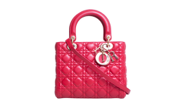DIOR LADY DIOR MEDIUM CANNAGE CHERRY RED