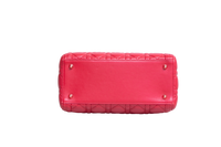 DIOR LADY DIOR MEDIUM CANNAGE CHERRY RED