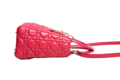DIOR LADY DIOR MEDIUM CANNAGE CHERRY RED