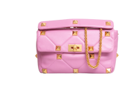 VALENTINO ROMAN STUD LARGE LIGHT PURPLE