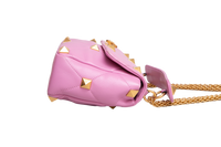 VALENTINO ROMAN STUD LARGE LIGHT PURPLE