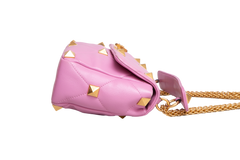 VALENTINO ROMAN STUD LARGE LIGHT PURPLE