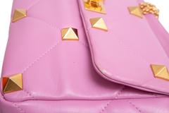 VALENTINO ROMAN STUD LARGE LIGHT PURPLE