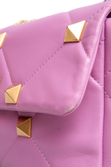 VALENTINO ROMAN STUD LARGE LIGHT PURPLE