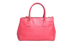 PRADA GALLERIA MEDIUM DOUBLE ZÍPER SAFFIANO PINK