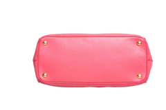 PRADA GALLERIA MEDIUM DOUBLE ZÍPER SAFFIANO PINK