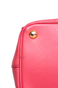 PRADA GALLERIA MEDIUM DOUBLE ZÍPER SAFFIANO PINK