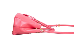 PRADA GALLERIA MEDIUM DOUBLE ZÍPER SAFFIANO PINK